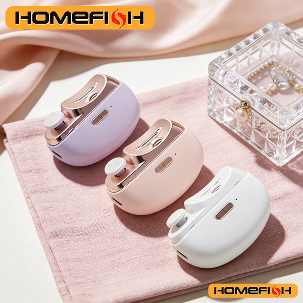 Automatic Safety Electric Nail Clipper With Light