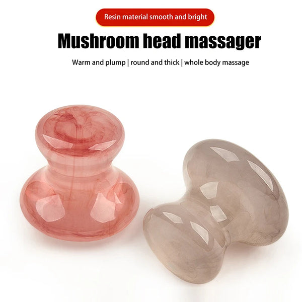 Natural Jade Mushroom Gua Sha Massage Tool