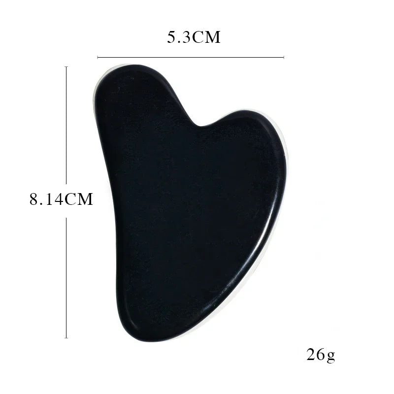 Heart Jade Gua Sha Face Scraping Board