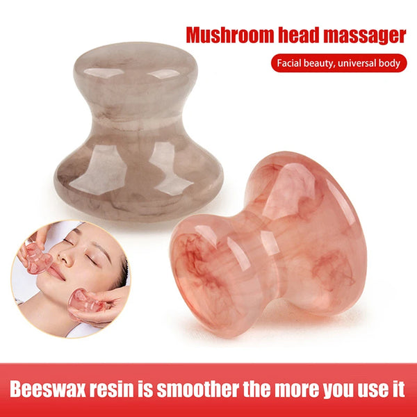 Natural Jade Mushroom Gua Sha Massage Tool