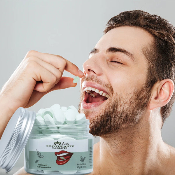 Nano Hydroxyapatite Whitening Toothpaste Chewable Tablets