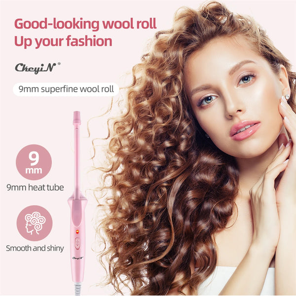 9mm Mini Ceramic Hair Curling Iron