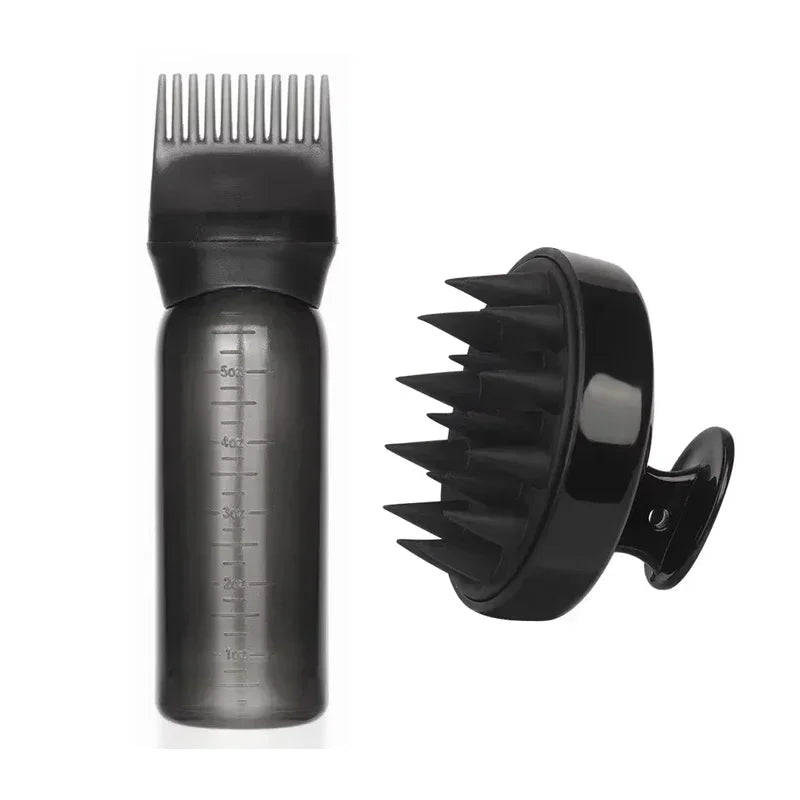 Hair Dye Tint Applicator Brush With Bottle