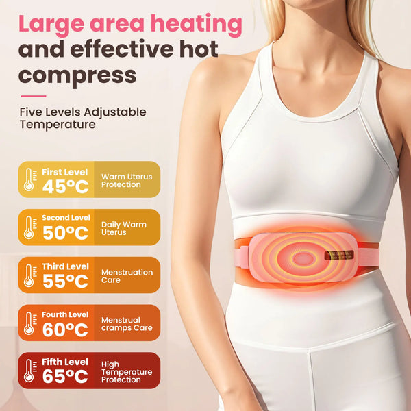 Women Menstrual Heating Pad Hot Compress Belt