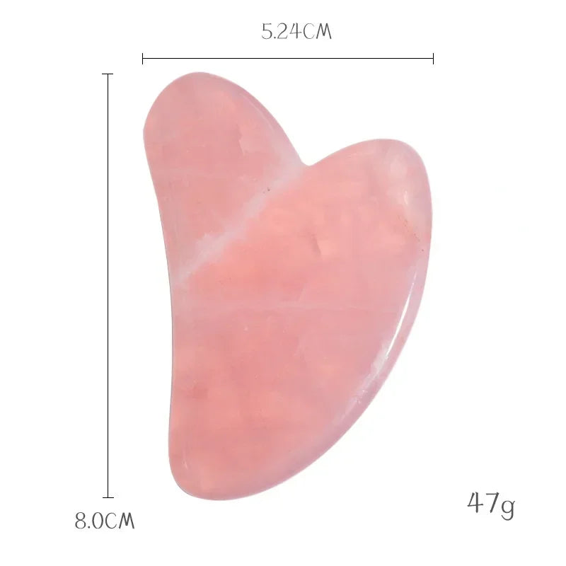 Heart Jade Gua Sha Face Scraping Board