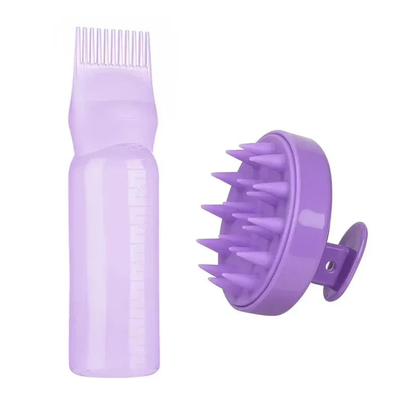 Hair Dye Tint Applicator Brush With Bottle