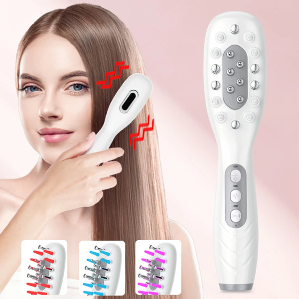 Silicone Contact Points Anti-Hair Loss Comb