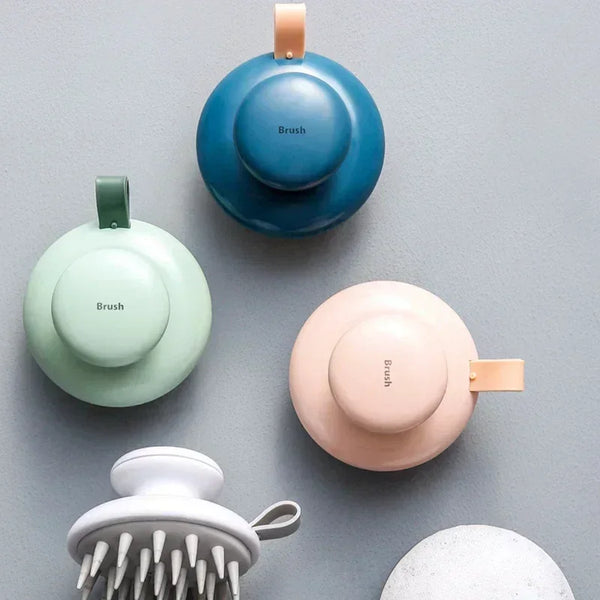 Silicone Shampoo Scalp Massage Hair Brush