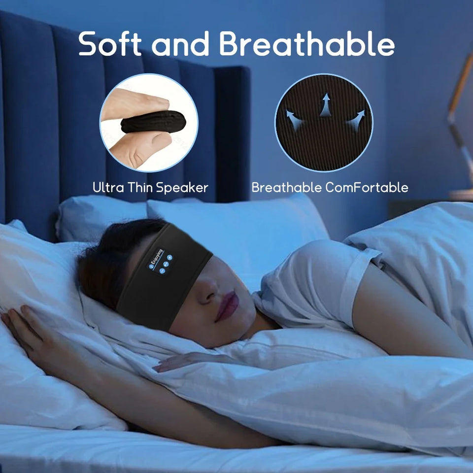 HOMEFISH Bluetooth Sleeping Headband Earphones