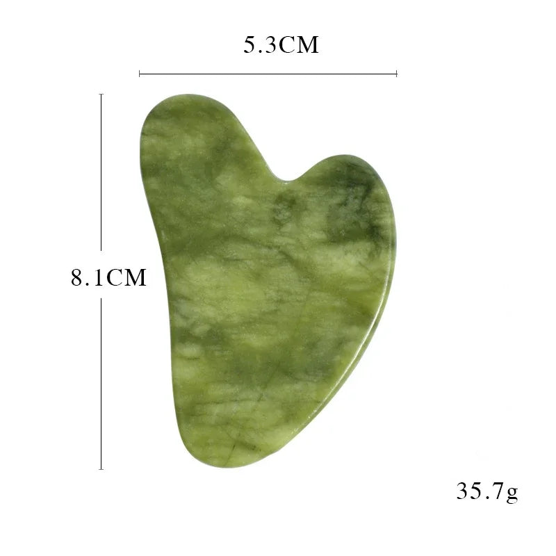 Heart Jade Gua Sha Face Scraping Board